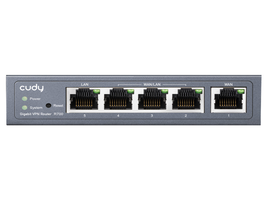 Cudy 5 Port Gigabit Multi-WAN VPN Router - CD-R700