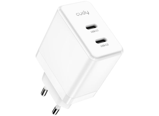 Cudy 40W 2 Port USB-C Fast Charging Adapter - CD-CH40