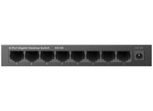 Cudy 8 Port Metal Gigabit Desktop Switch - CD-GS108