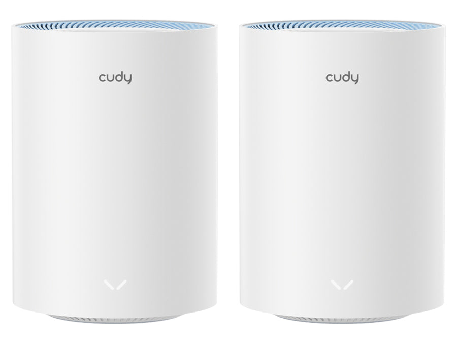 Cudy Dual Band WiFi 5 1200Mbps Fast Ethernet Mesh 2 Pack - CD-M12002
