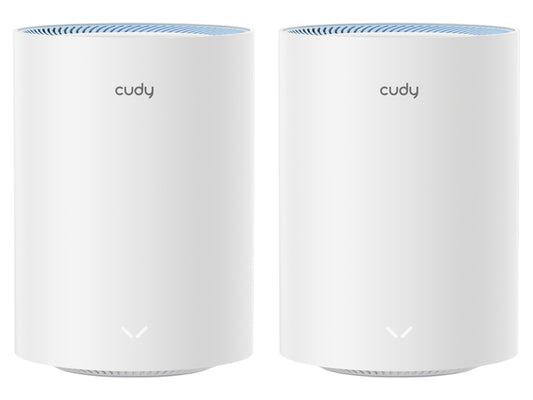 Cudy Dual Band WiFi 5 1200Mbps Fast Ethernet Mesh 2 Pack - CD-M12002