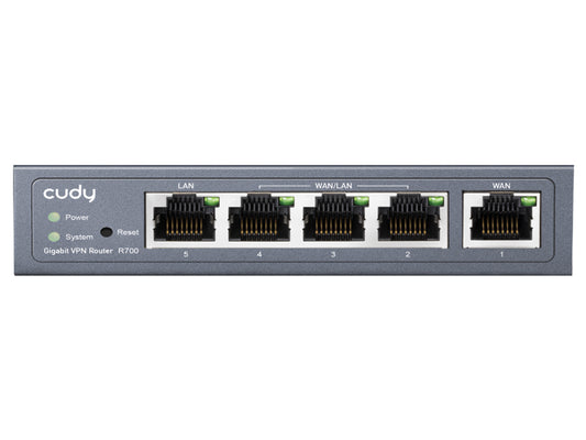 Cudy 5 Port Gigabit Multi-WAN VPN Router - CD-R700