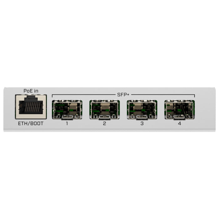 MikroTik Cloud Router Switch 4 Port SFP+ with PoE Input | CRS305-1G-4S+IN