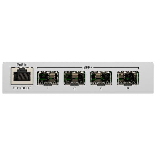 MikroTik Cloud Router Switch 4 Port SFP+ with PoE Input | CRS305-1G-4S+IN