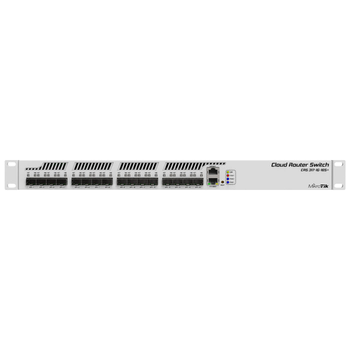 MikroTik Cloud Router Switch 16 Port SFP+ | CRS317-1G-16S+RM