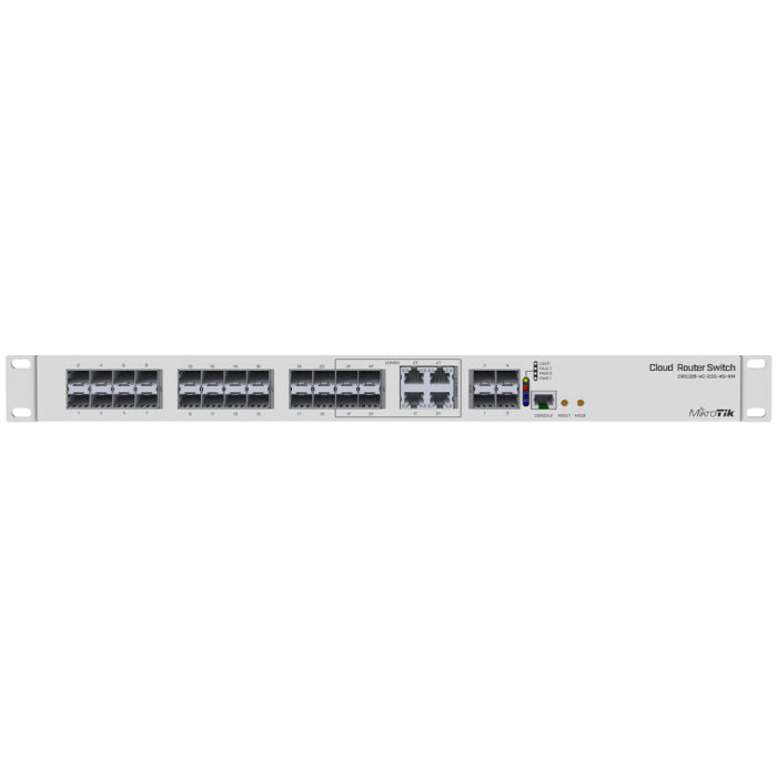 MikroTik Cloud Router Switch 20 Port SFP 4SFP+ 4 Gigabit/SFP Ports | CRS328-4C-20S-4S+RM