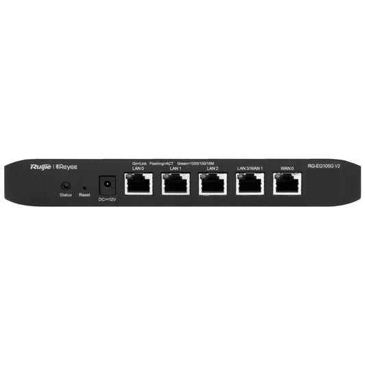 Reyee 5 Port Gigabit 2 WAN 100 User Cloud Router | RG-EG105G V3