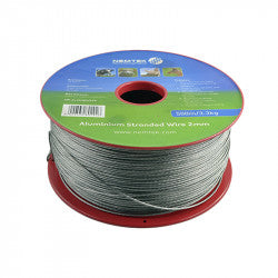 Wire - Aluminium Stranded 2.0mm 500m 4.2Kg | AW-AL20500STR